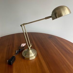 Architect Gold Desk Lamp Dimmable with USB Port, Adjustable Touch Desk lamp